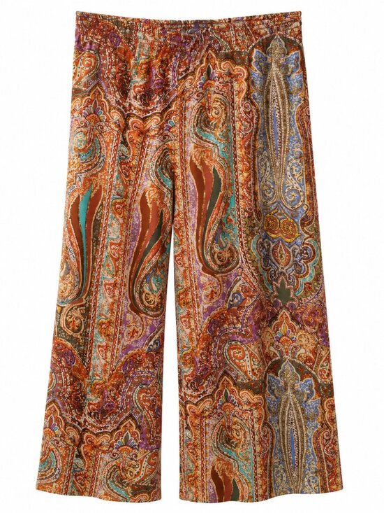 Lauren Ralph Lauren Pants - Lauren Ralph Lauren Paisley Soft and Cozy Wide Leg Pants Size 16